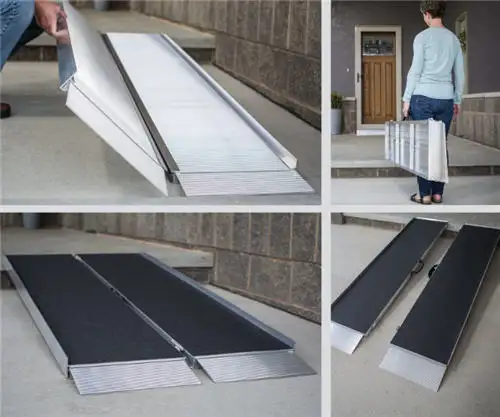Suitcase portable ramp