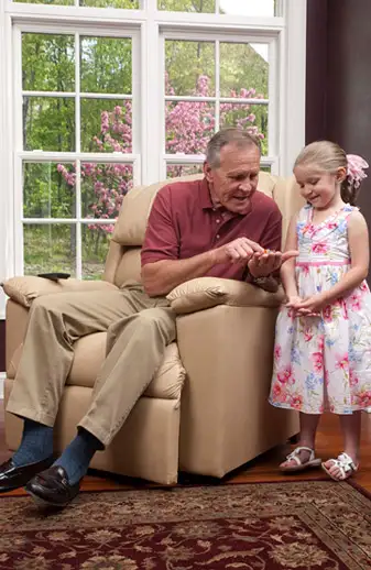 Grandpa and Granddaughter